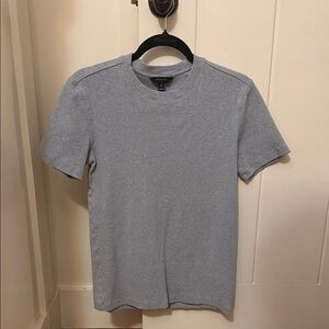 Banana Republic Light Gray Crewneck Short-Sleeve Tee